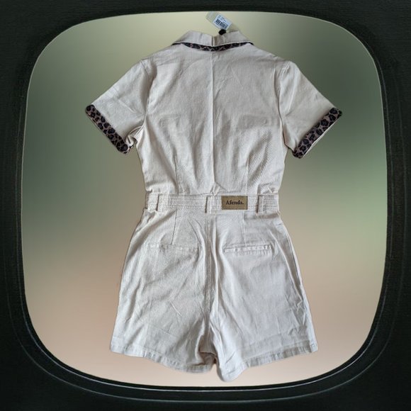 NWT Afends Safari Playsuit romper utility workwear - Picture 4 of 4